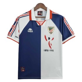 Jalkapallo Peliasut Athletic Bilbao 1997-98 Vieras Pelipaita Lyhythihainen